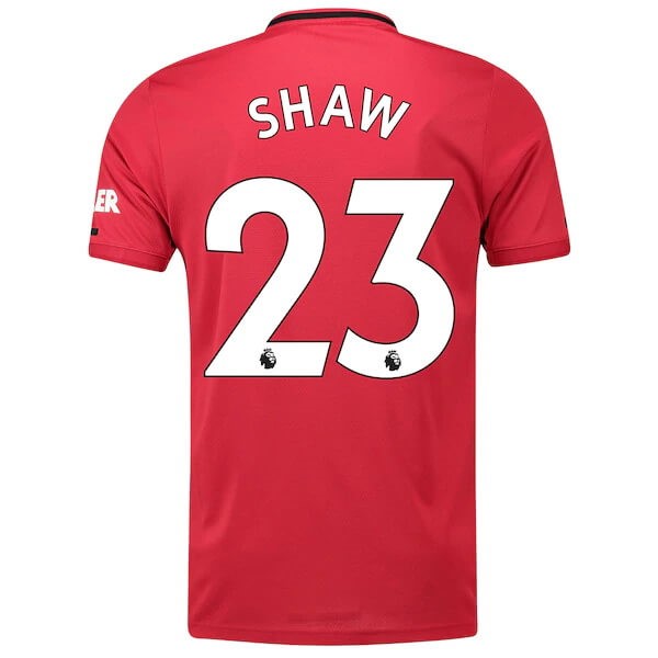Trikot Manchester United NO.23 Shaw Heim 2019-20 Rote Fussballtrikots Günstig
